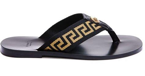 versace flip flops mens sale|versace flip flops women's.